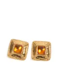 Saint Laurent Pre-Owned 1990s clip-on earrings - Gold