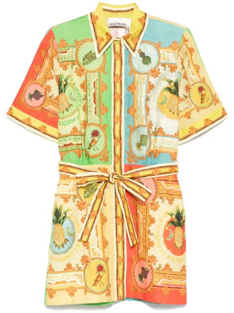 ALEMAIS La Musica mini dress
