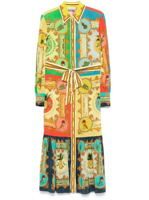 ALEMAIS La Musica midi dress