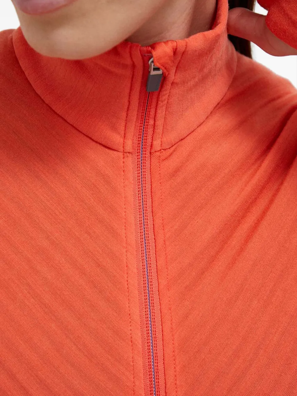 Icebreaker Zip-fastening Sweatshirt In Orange