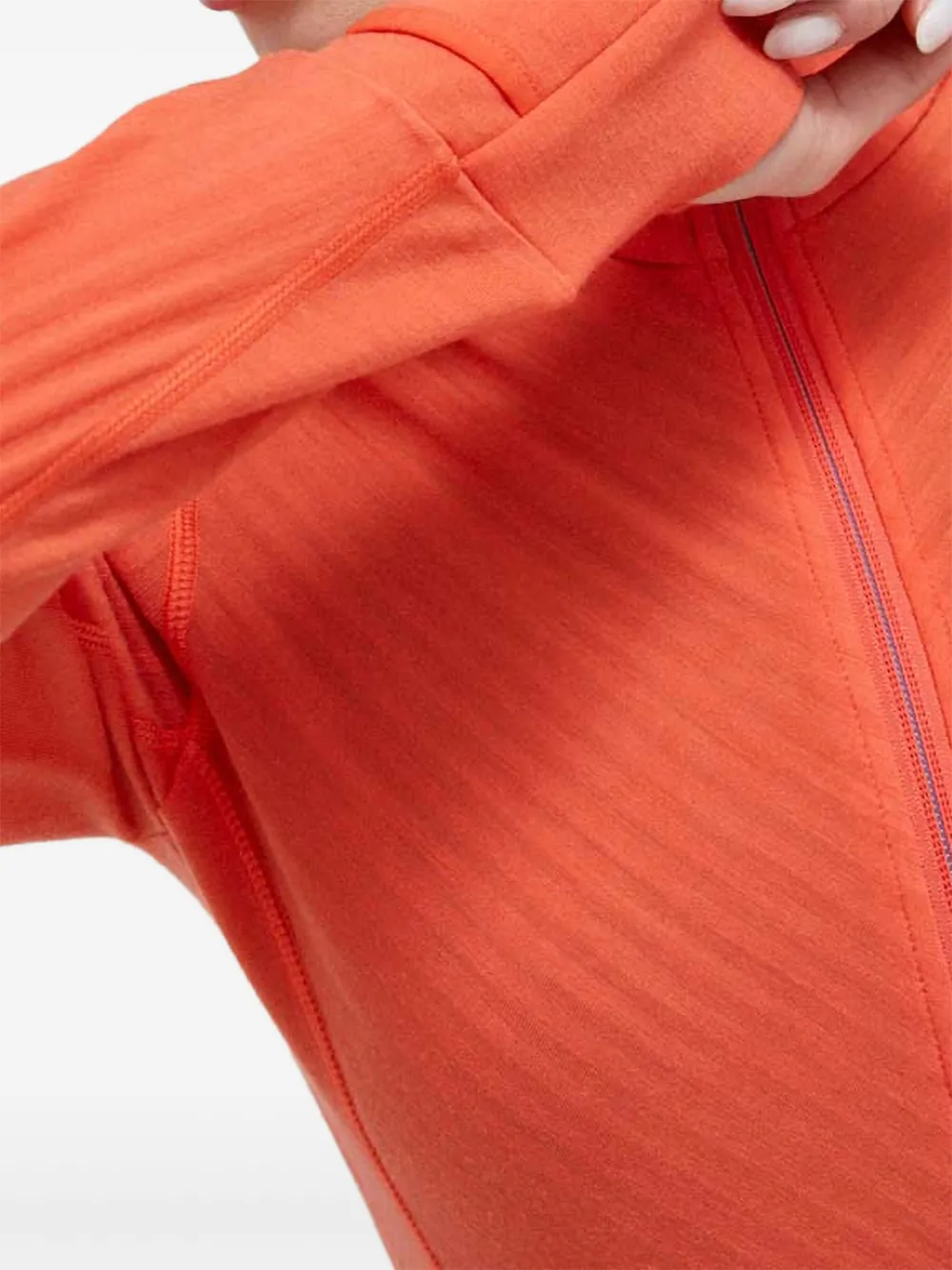 Icebreaker Zip-fastening Sweatshirt In Orange