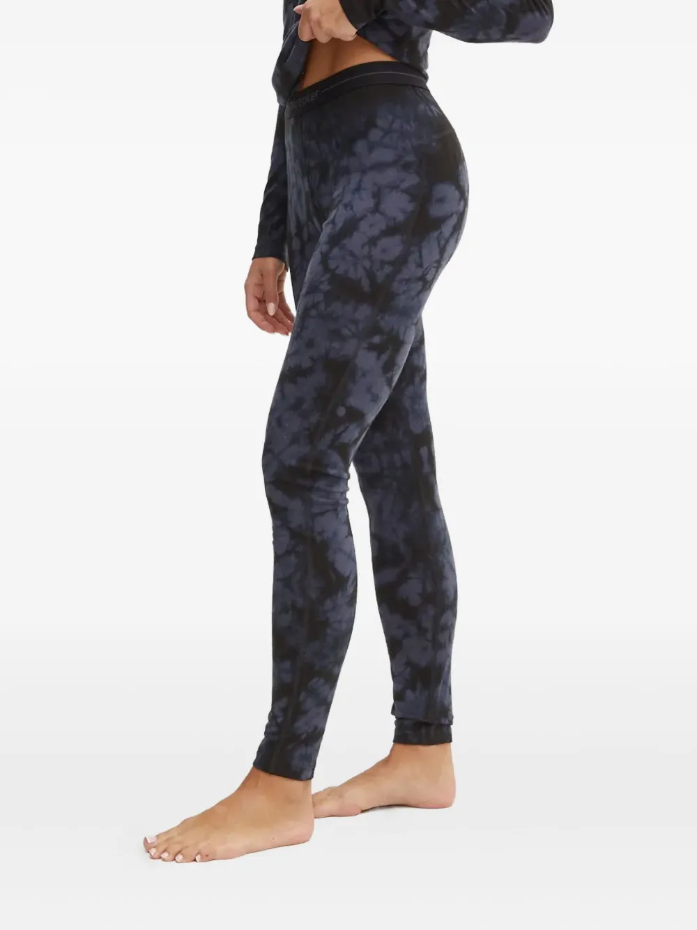 icebreaker legging à imprimé tie dye | bleu | Image 1