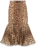 ZIMMERMANN Crush maxi skirt - Brown