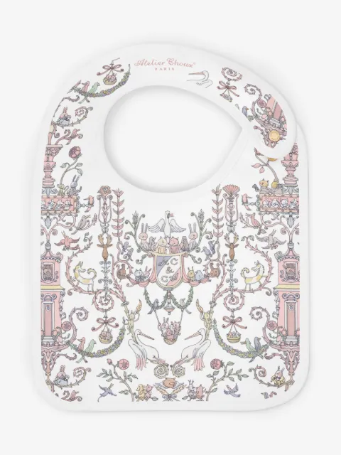 Atelier Choux babero Toile de Jouy