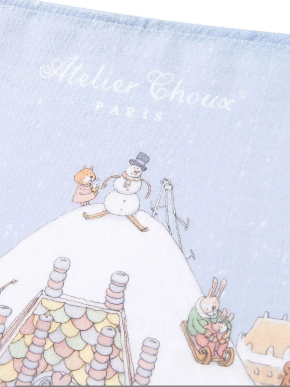Atelier Choux Winter Wonderland deken Blauw