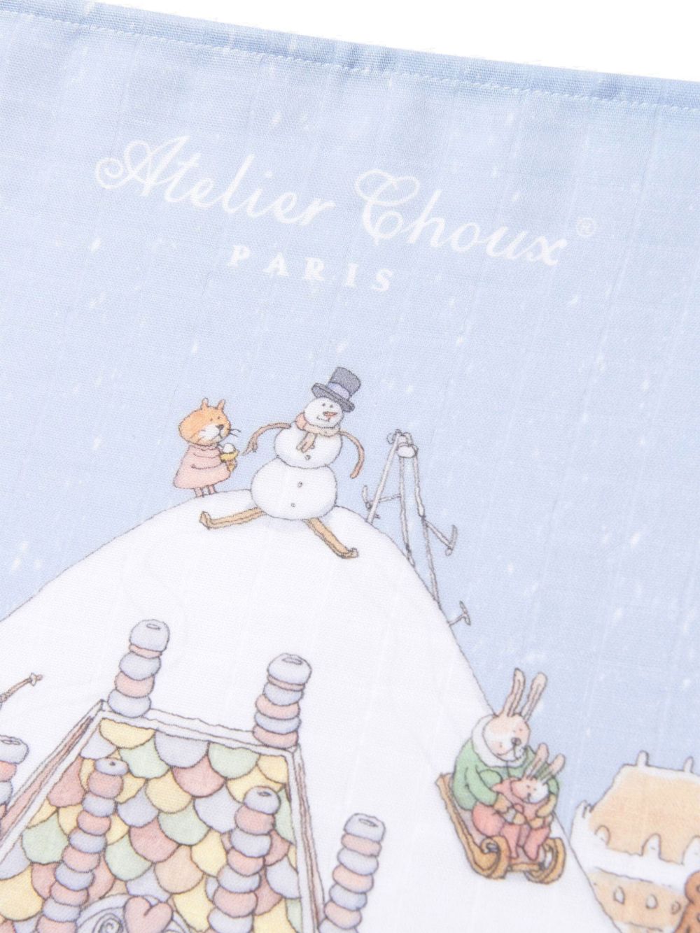 Atelier Choux Winter Wonderland deken - Blauw