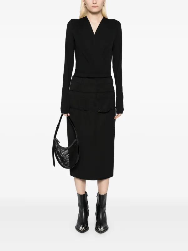 ★Max Mara★ Body Top Black 2511941062600019 251194106260001 Max Mara Firma body-top | Black | FARFETCH ID