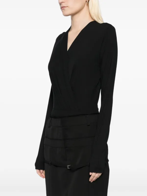 Max Mara Firma body-top | Black | FARFETCH MY