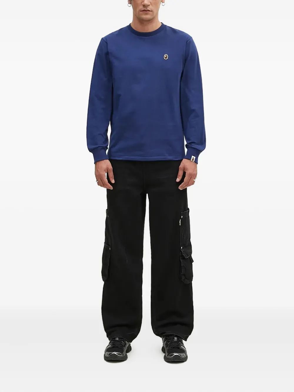 A BATHING APE® One Point logo-appliqué sweatshirt | Sweatshirts | Image 2