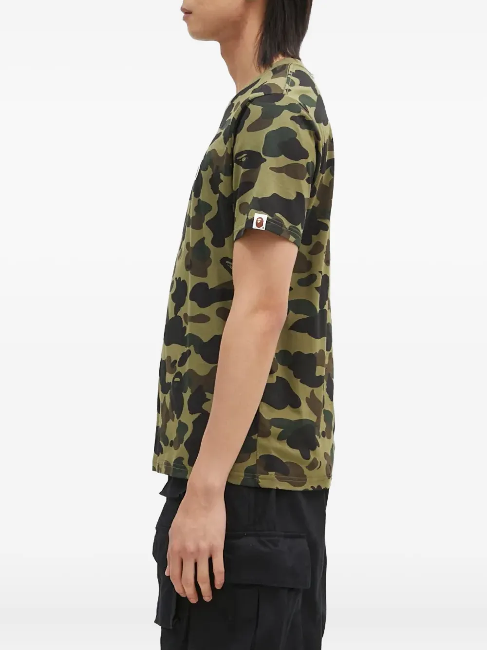 A Bathing Ape Camouflage-print T-shirt In Green