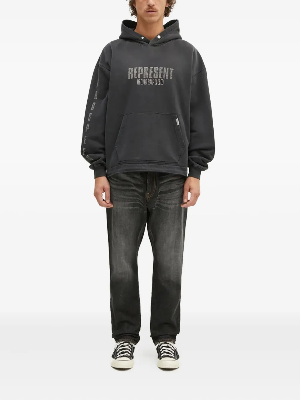 A BATHING APE One Point jeans - Zwart
