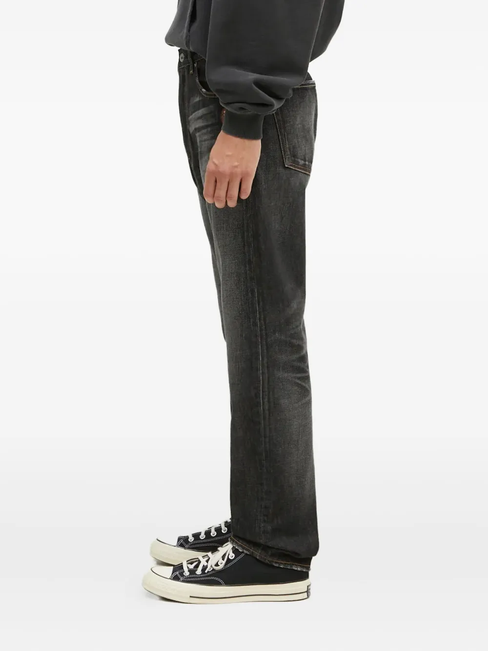 A BATHING APE One Point jeans Zwart