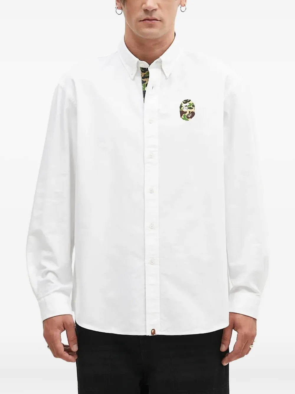 A BATHING APE® Camicia ABC Camo One Point | bianco | Image 1