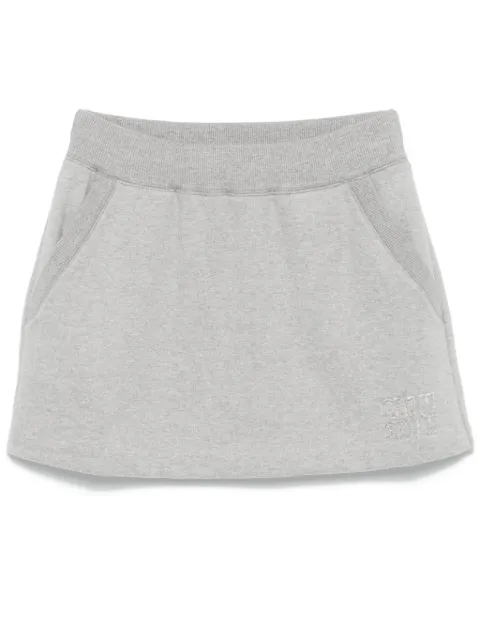 Miu Miu jersey mini skirt
