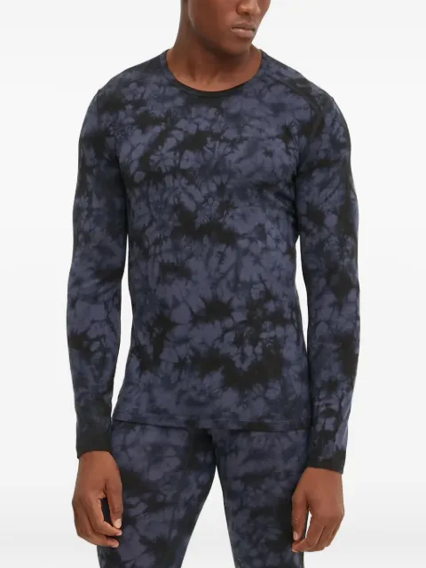 icebreaker tie-dye long-sleeve top