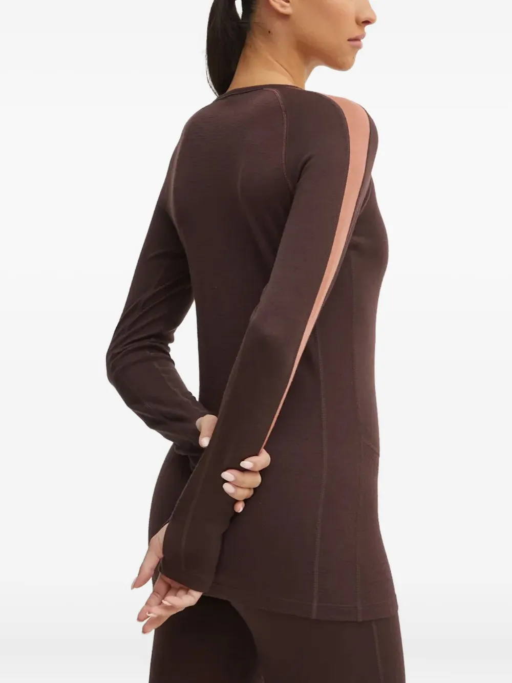 icebreaker Top met lange mouwen Bruin
