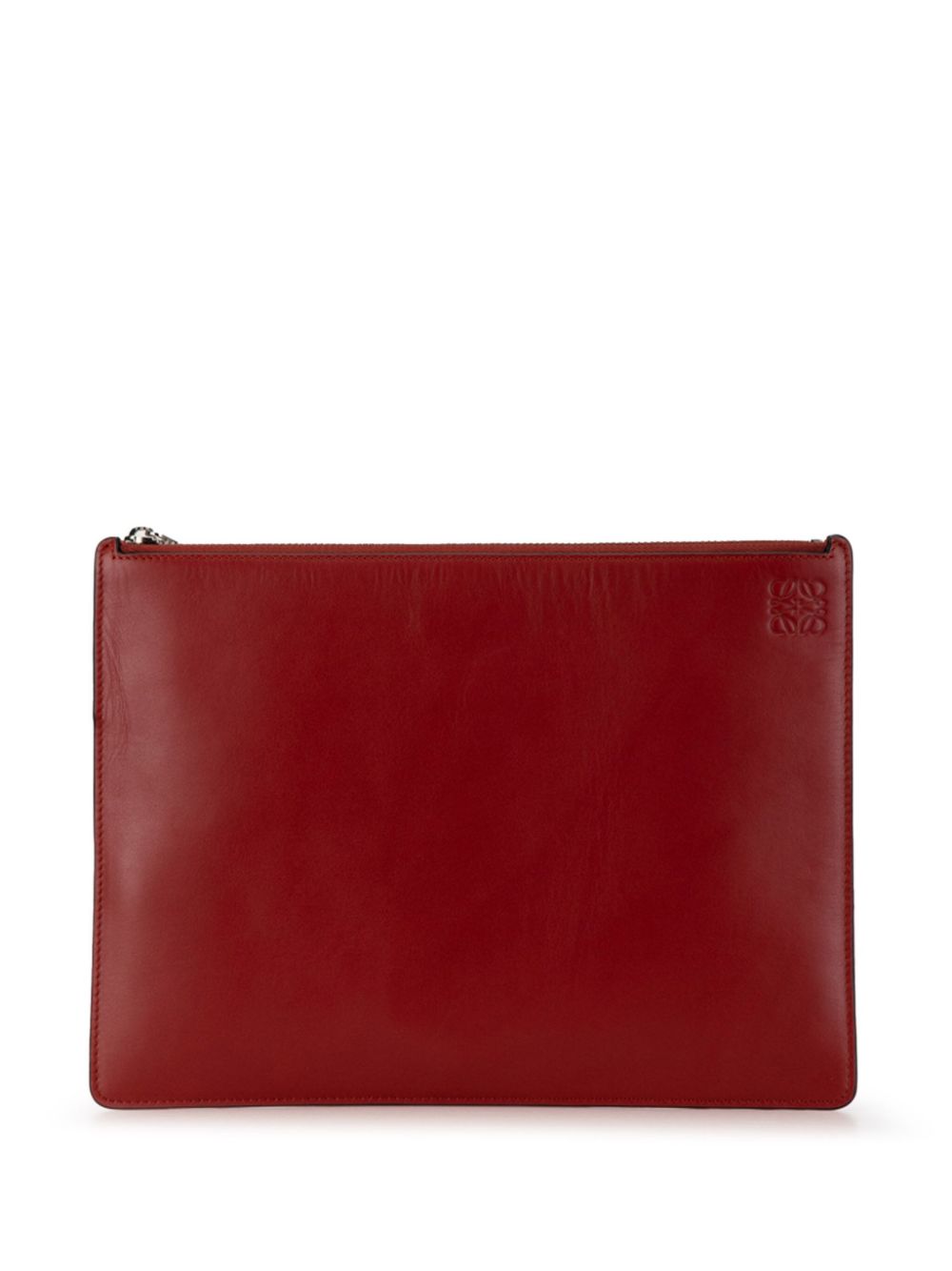 Loewe 21th Century Bicolor Leather Anagram clutch bag Women