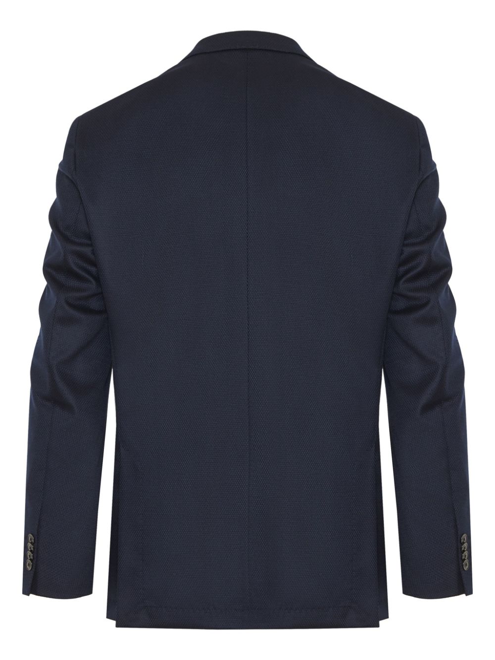 BOSS Blazer met textuur - Blauw