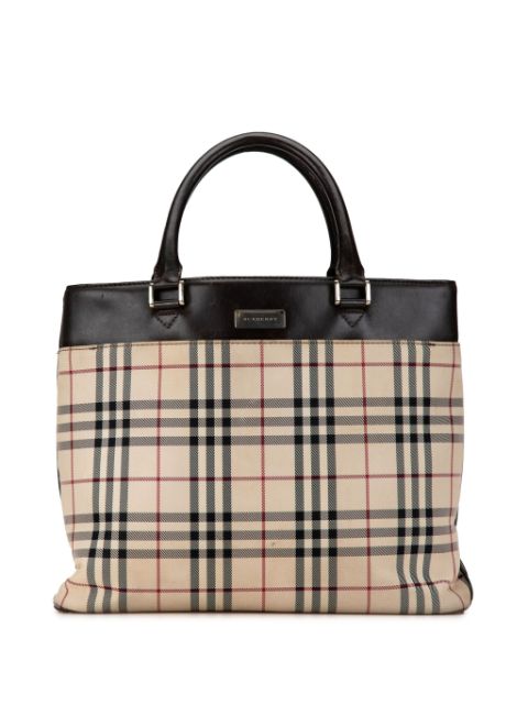 Burberry 2000-2017 House Check Canvas tote bag Women