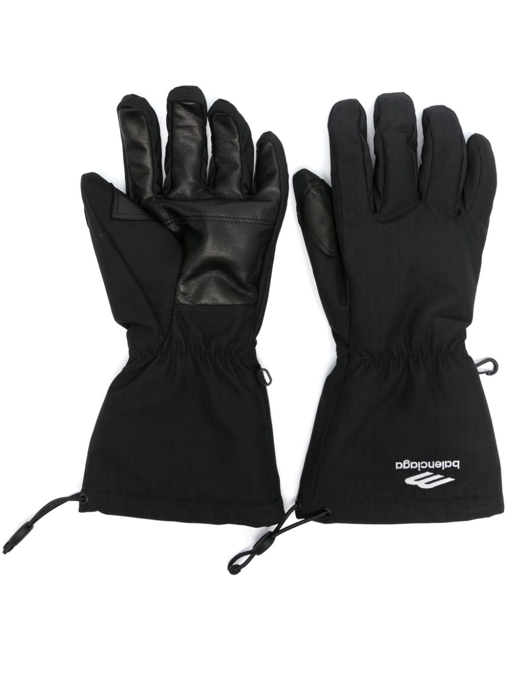 Balenciaga 3B Sports Icon ski gloves - Black