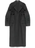 Valentino Garavani cut-out coat - Grey