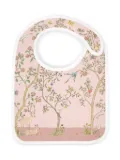 Atelier Choux floral-print bib - Pink