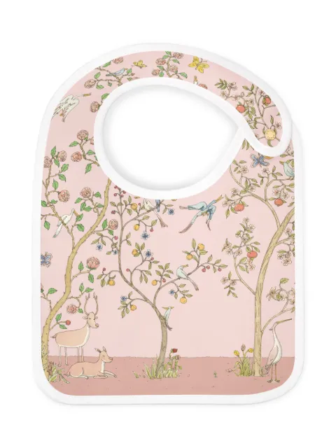 Atelier Choux floral-print bib
