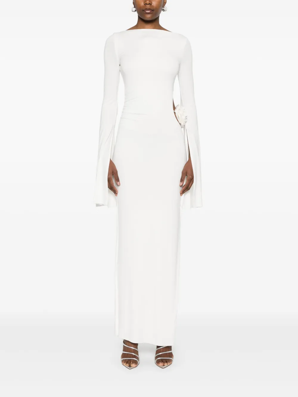 MANURI Paloma maxi dress - Wit
