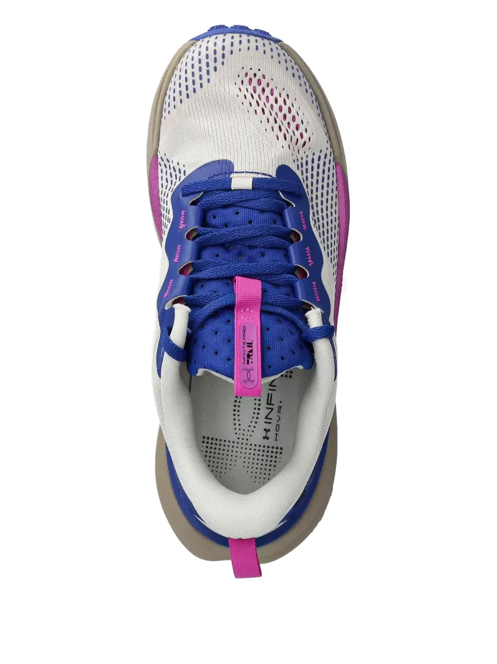 Under Armour UA Infinite Pro logo-detail sneakers Wit