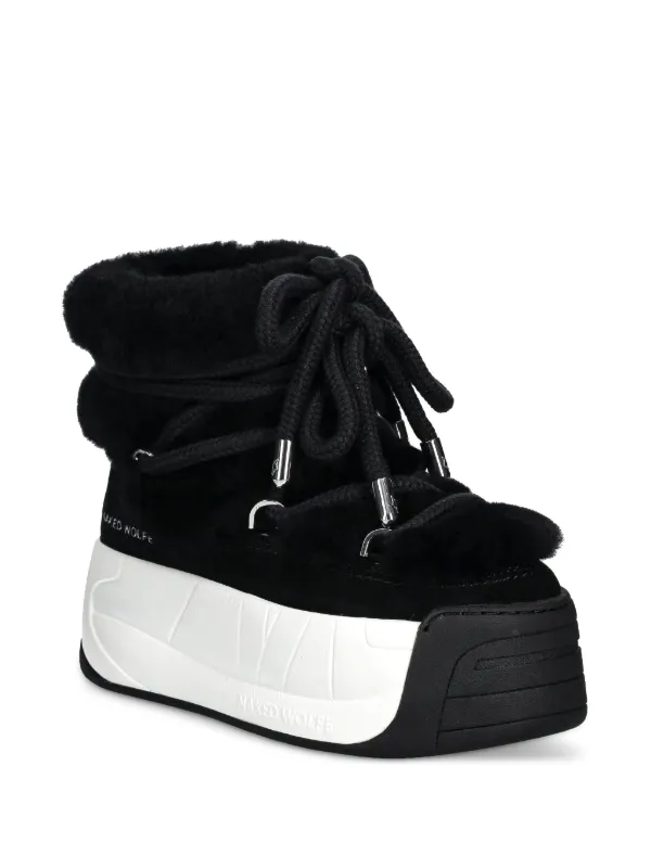 NAKED WOLFE★70mmダーリンブーツ NAKED WOLFE 70mm Darling Boots | Black | FARFETCH