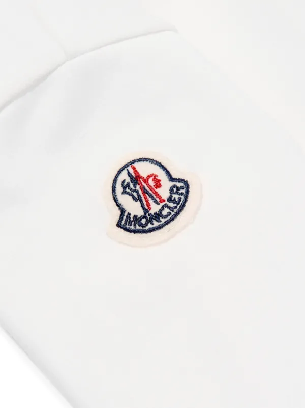 Moncler Enfant logo-embroidered crew-neck Sweatshirt | White
