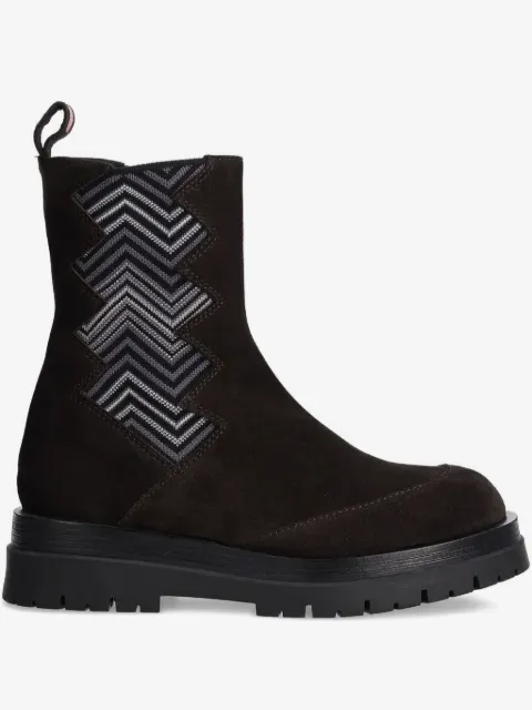 Missoni botas de gamuza