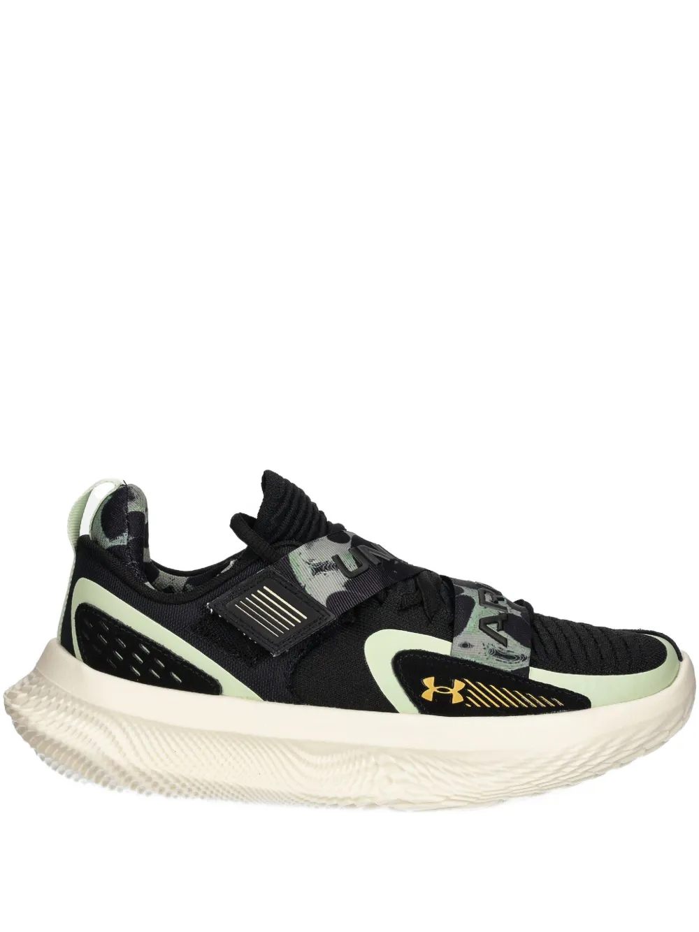 Under Armour touch-strap low-top sneakers | Black | Image 1