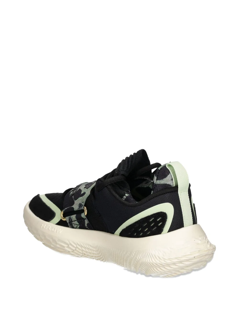 Under Armour Touch-strap Low-top Sneakers In Black
