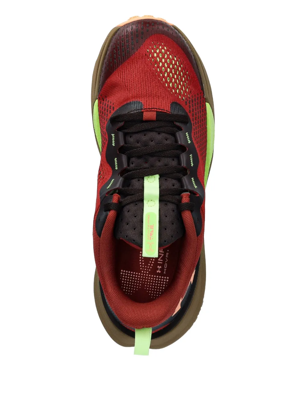 Under Armour Infinite Pro perforated sneakers Rood