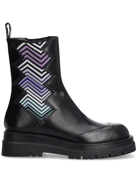 Missoni zigzag-detail Chelsea boots