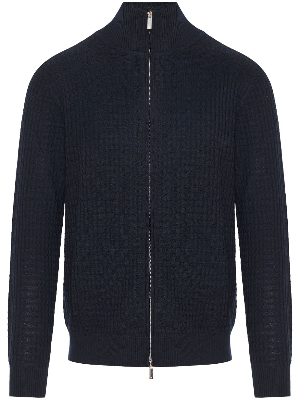 Emporio Armani textured cardigan Men