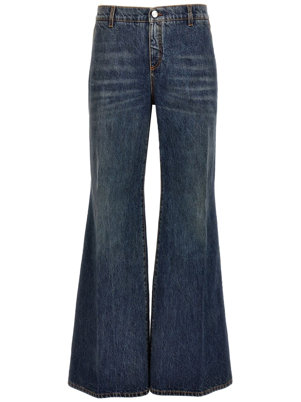 ETRO Jeans met geborduurd logo Blauw