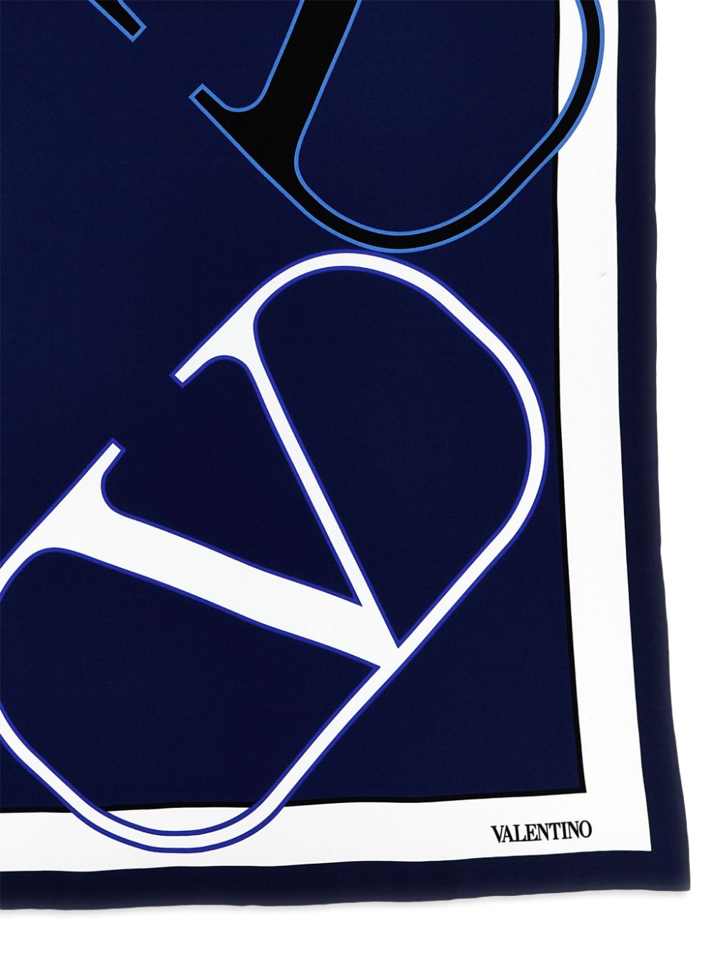 Valentino Garavani VLogo scarf - Blauw