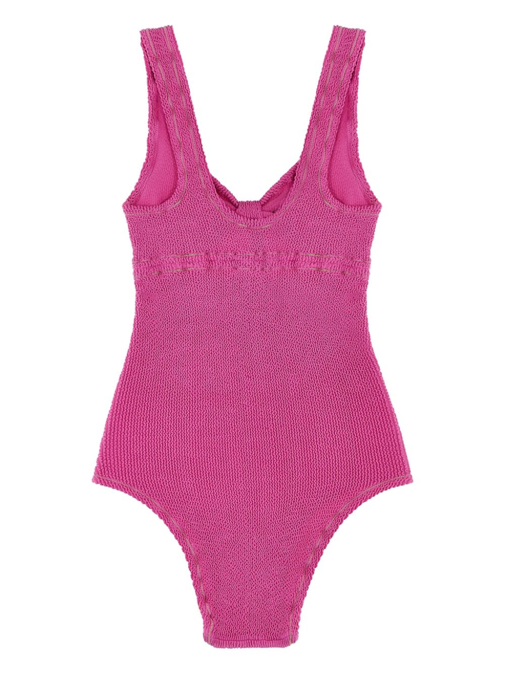 ROTATE BIRGER CHRISTENSEN crinkled swimsuit - Roze