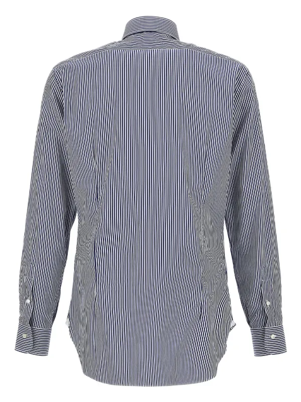 Barba ストライプ シャツ | ブルー | FARFETCH JP