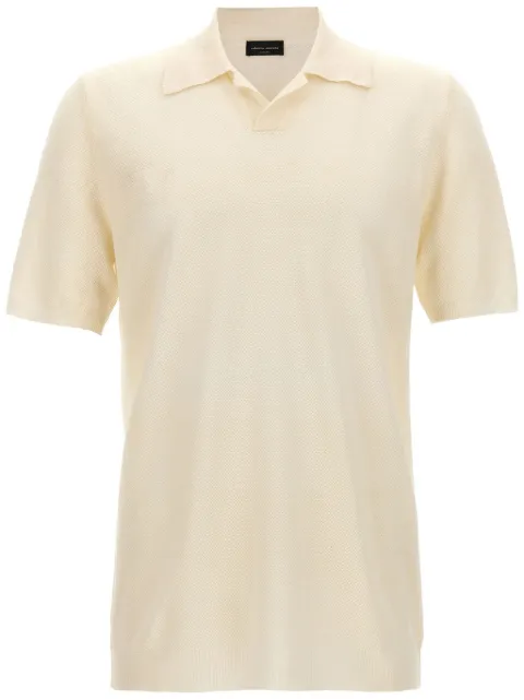 Roberto Collina linen polo shirt