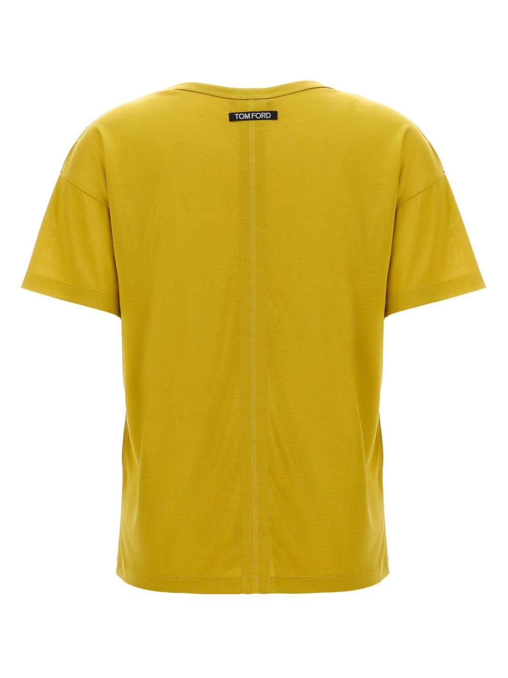 TOM FORD logo tag T-shirt - Yellow