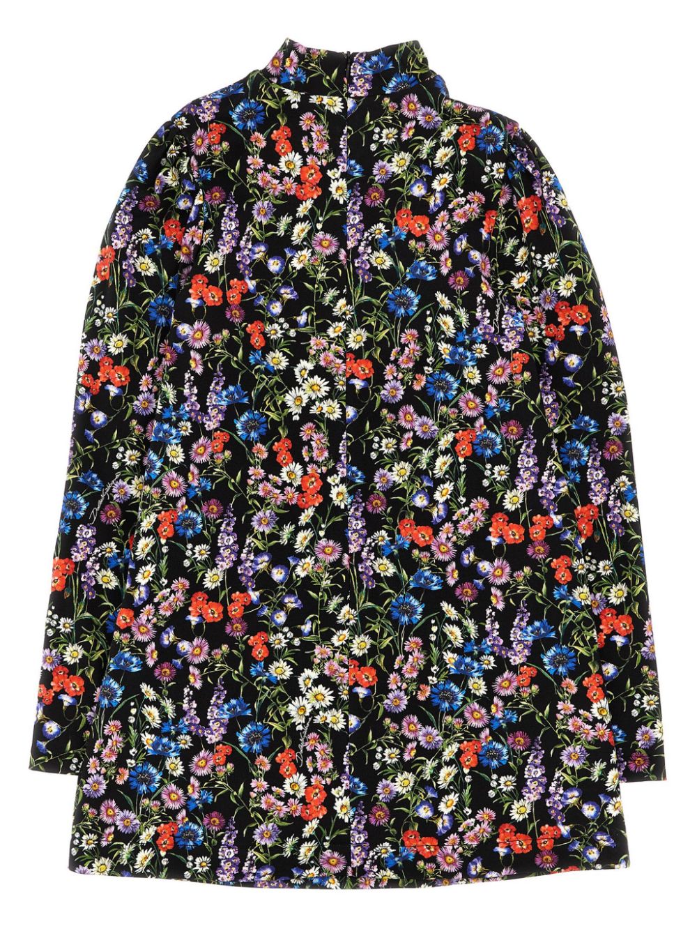 Dolce & Gabbana Kids Fiori di Campo jurk - Zwart