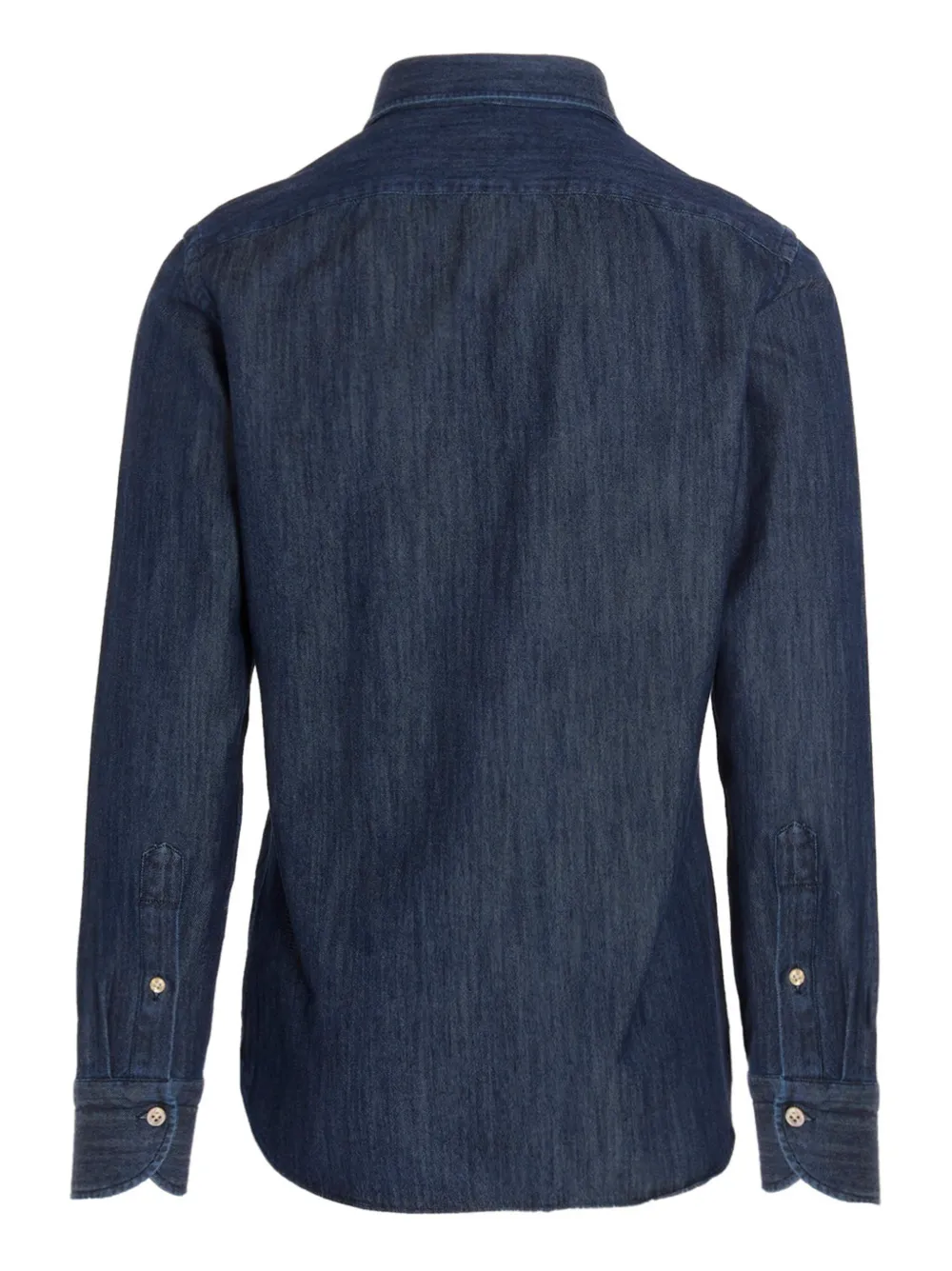 BORRIELLO NAPOLI denim shirt - Blauw