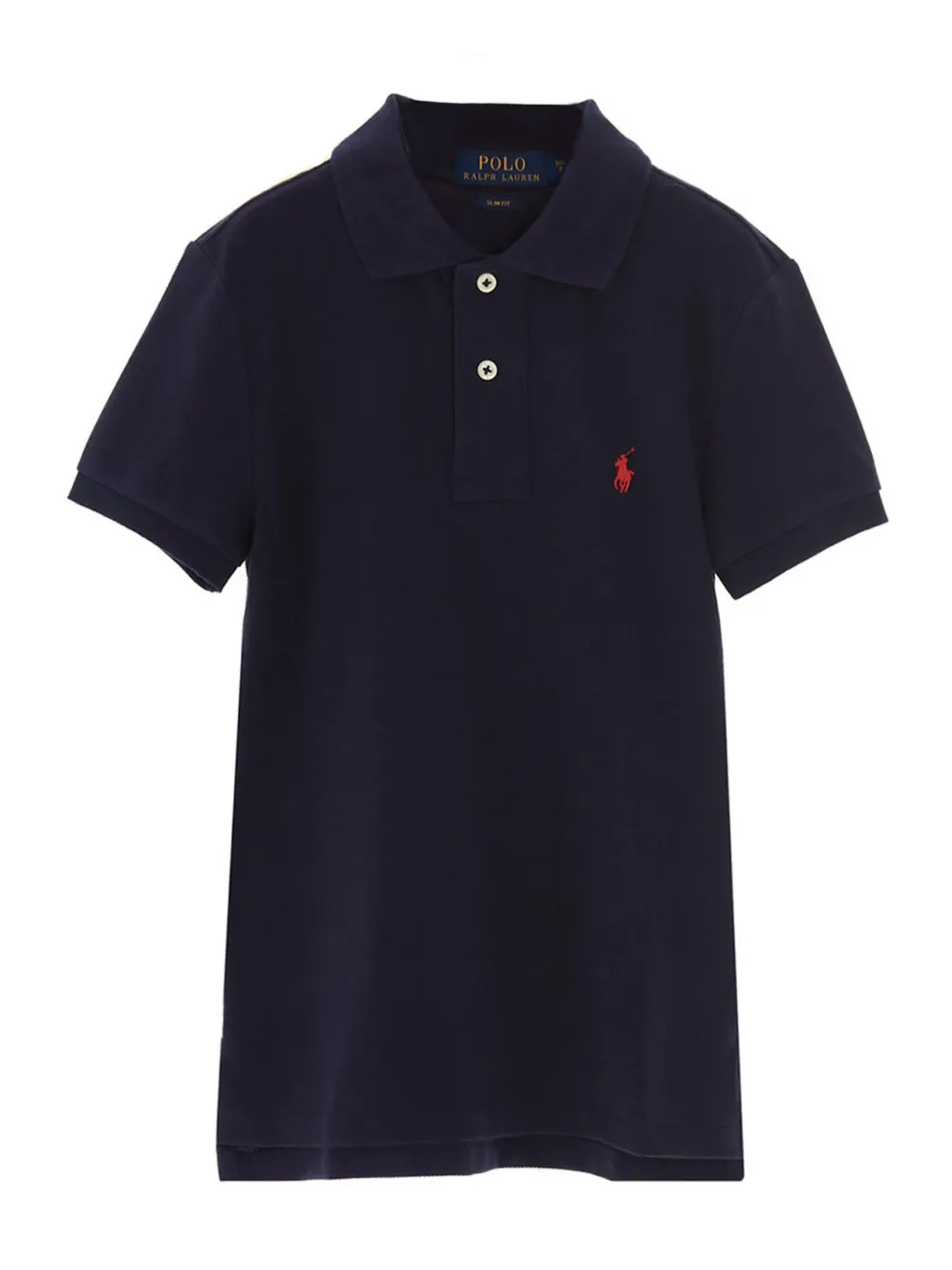 POLO RALPH LAUREN KIDS Poloshirt met print Blauw