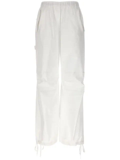 Nude straight-leg cargo pants