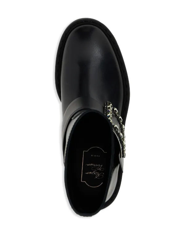 【関税&送料込】Roger Vivier Black Viv Rangers Low Boots Roger Vivier | Viv Rangers black boots | Savannahs