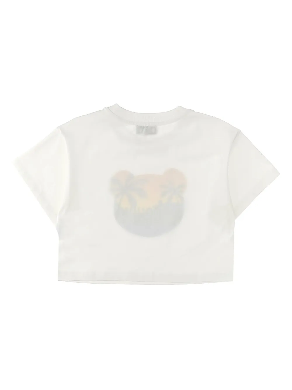 Moschino Kids T-shirt met logoprint - Wit