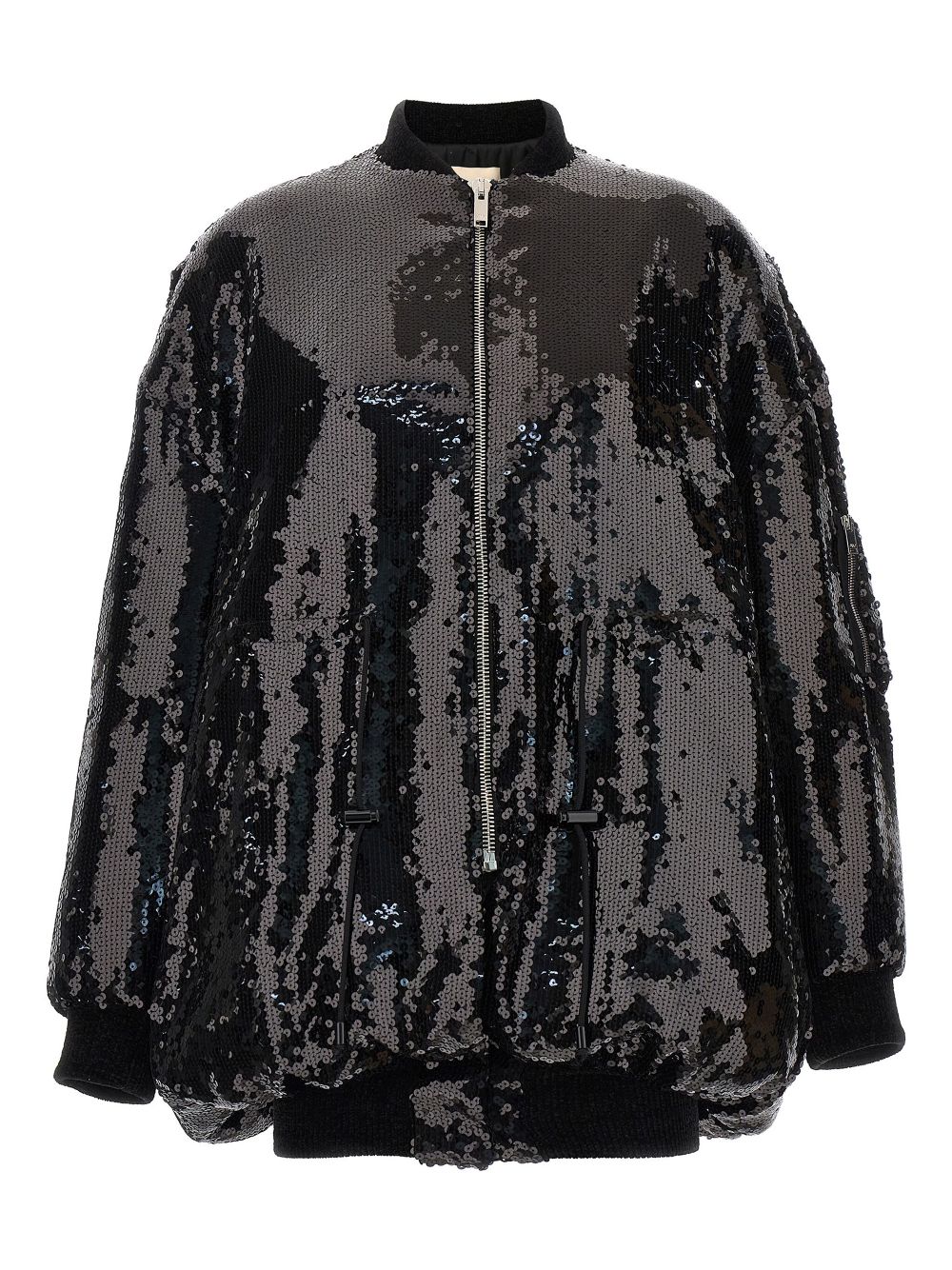 Alexandre Vauthier sequinned bomber jacket - Black